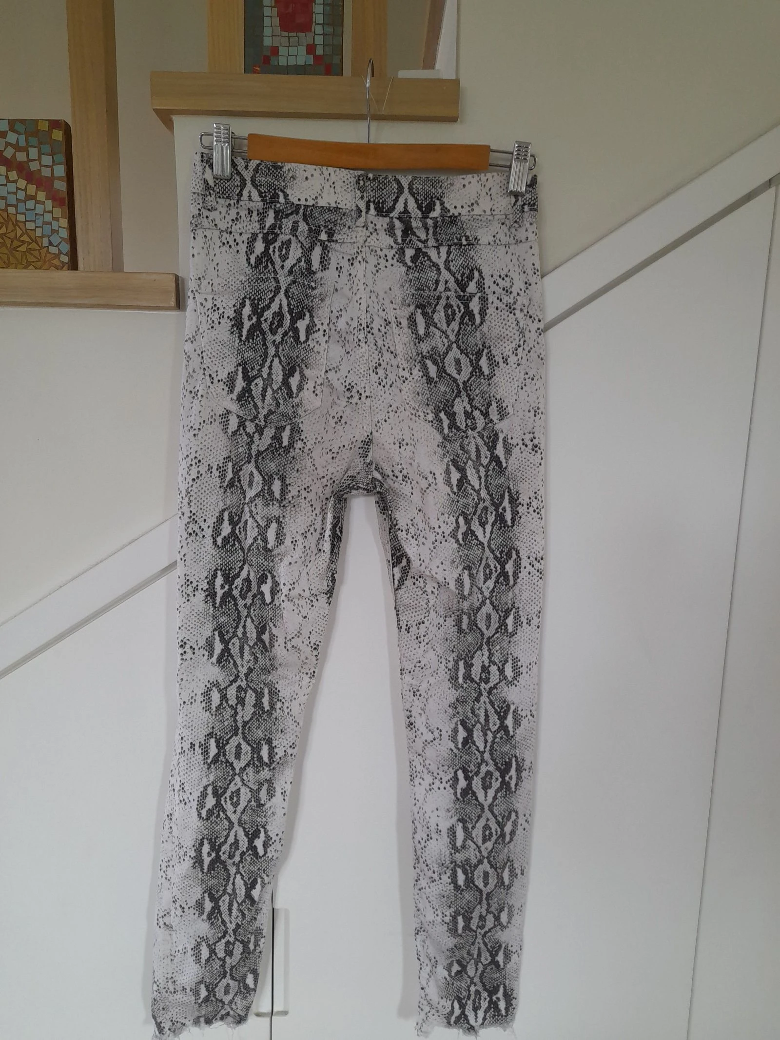 Jeans Padrão Cobra Zara Premium Denim S 🩶 